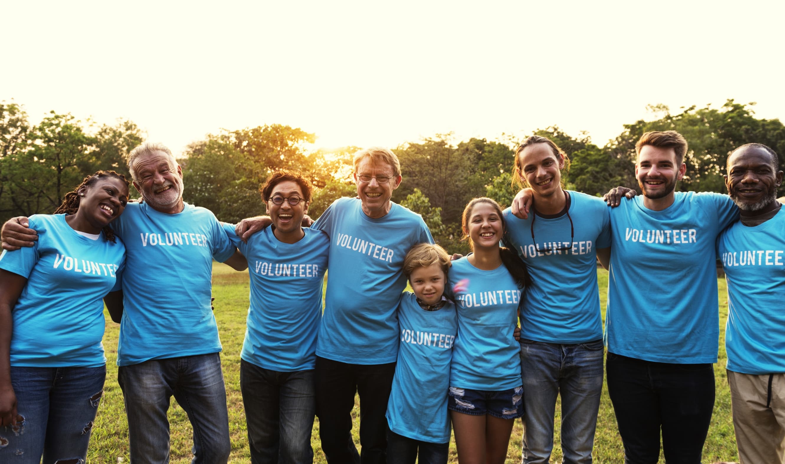 Group photo of volunteers
