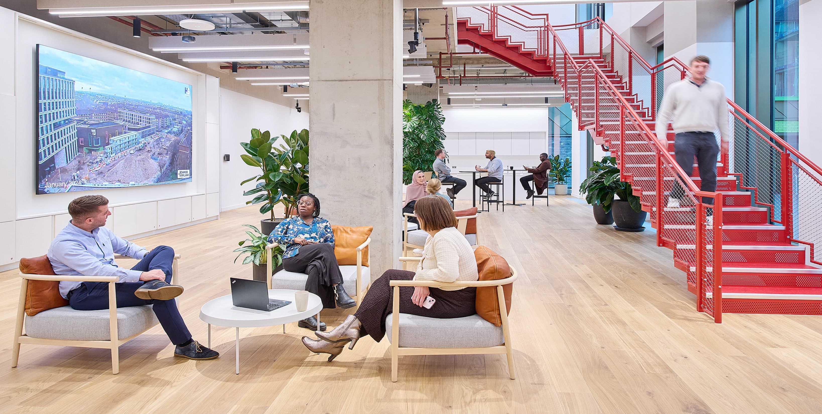 Photo of the casual meeting area